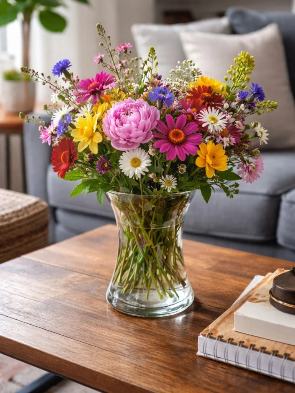Clear Glass Vase
